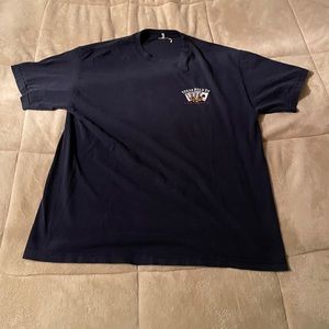 Vintage Las Vegas Blackjack Texas Hold 'Em Double-sided T-Shirt
